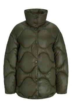 Jjxx Jxstella Shiny Quilted Jacket Sn 4602253 Grape Leaf