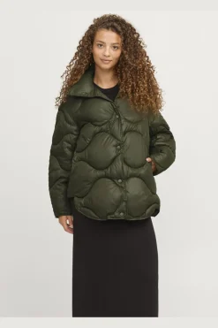 Jjxx Jxstella Shiny Quilted Jacket Sn 4602253 Grape Leaf