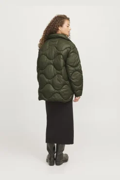 Jjxx Jxstella Shiny Quilted Jacket Sn 4602253 Grape Leaf