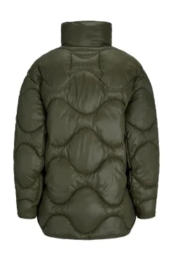 Jjxx Jxstella Shiny Quilted Jacket Sn 4602253 Grape Leaf