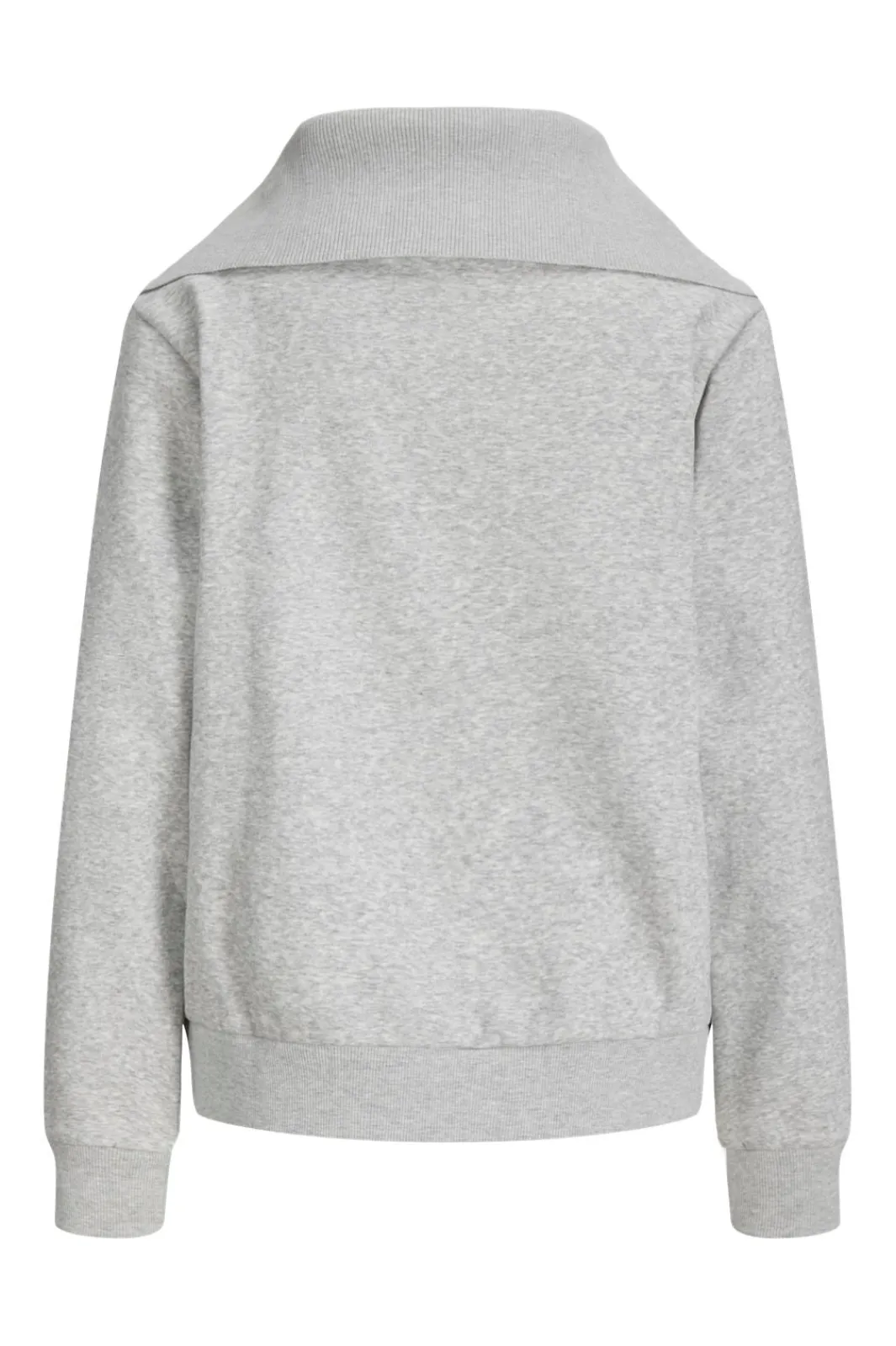 Discount Jjxx Jxstudio Vesterbro Flat Knit Zip Swt Sn 5000235 Light Grey Melange Bright White Jjxx Studio