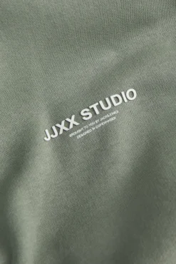 Outlet Jjxx Jxstudio Vesterbro Ls Rlx Hood Swt 4797431 Sea Spray Bright White Jjxx Studio