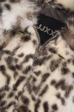 Discount Jjxx Jxtania Leo Jacket 4902041 Bone White Leopard