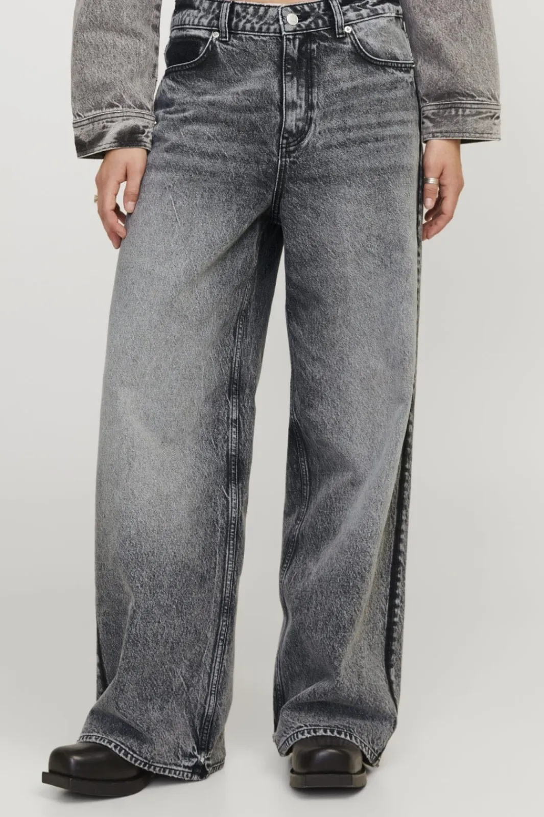 Discount Jjxx Jxtokyo Fiona Wide R6210 Jeans 4708673 Medium Grey Denim