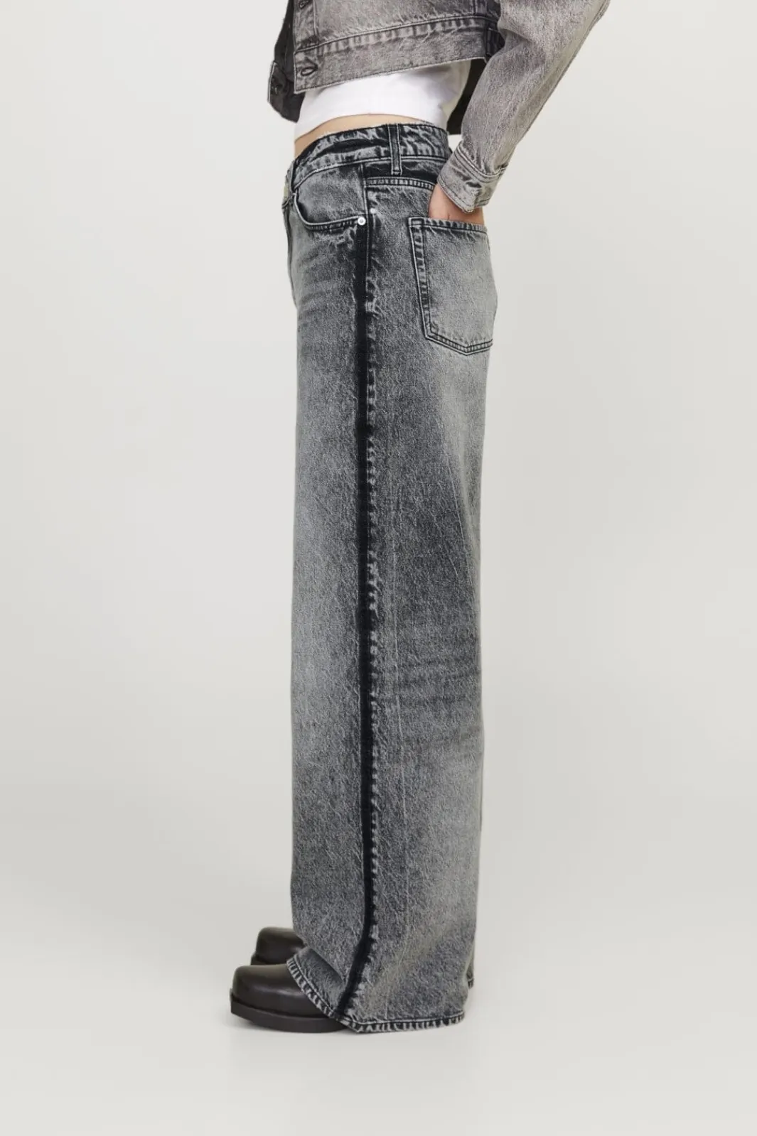 Discount Jjxx Jxtokyo Fiona Wide R6210 Jeans 4708673 Medium Grey Denim