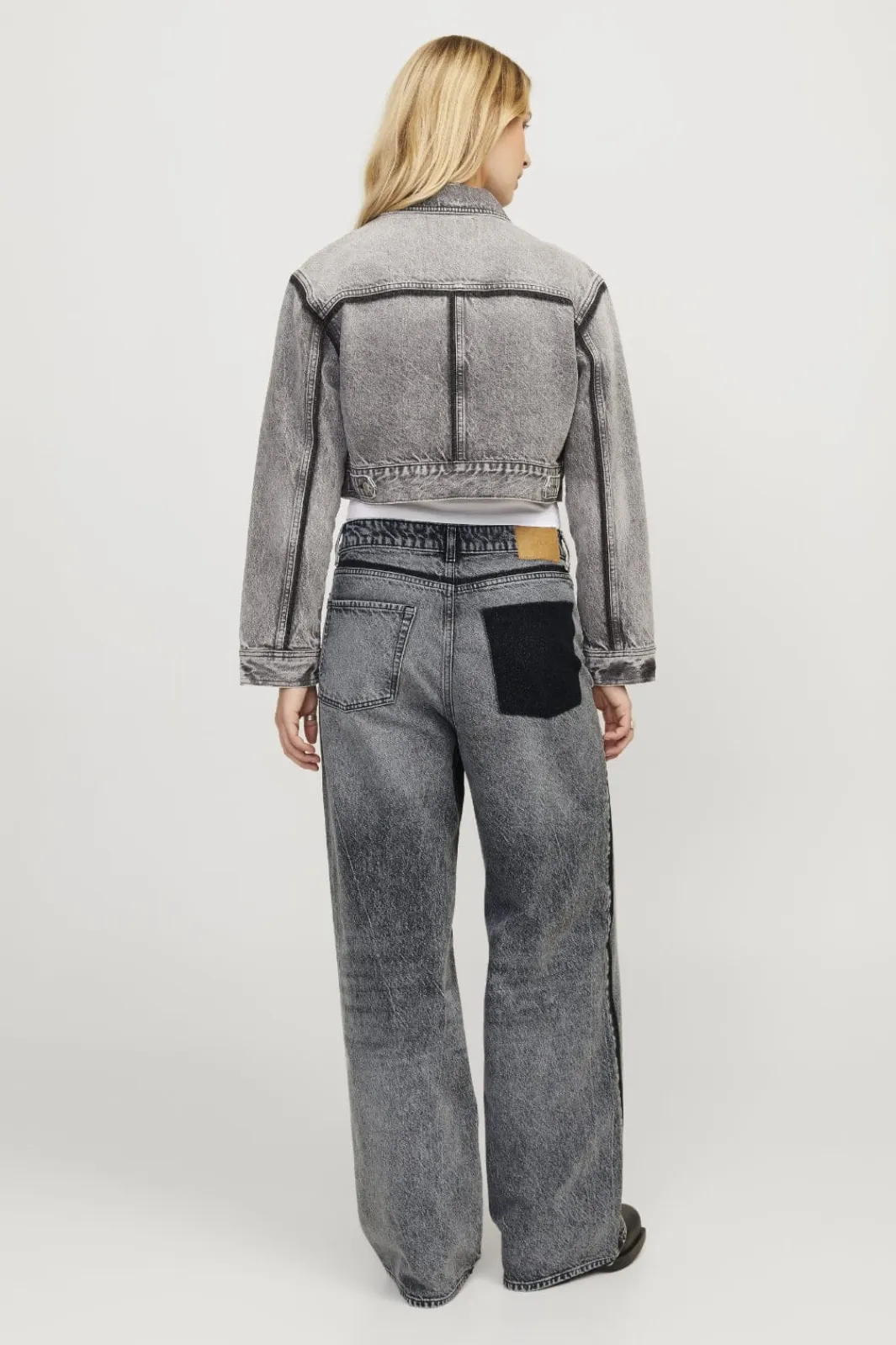 Discount Jjxx Jxtokyo Fiona Wide R6210 Jeans 4708673 Medium Grey Denim