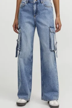 Hot Jjxx Jxtokyo Wide Cargo Jeans 4634493 Light Blue Denim