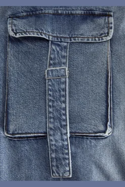 Hot Jjxx Jxtokyo Wide Cargo Jeans 4634493 Light Blue Denim