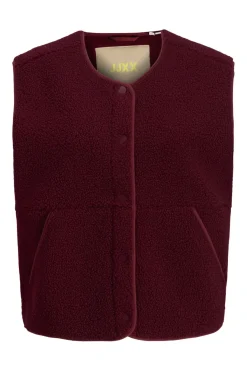 Discount Jjxx Jxvera Teddy Vest Sn 4903376 Cabernet