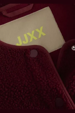 Discount Jjxx Jxvera Teddy Vest Sn 4903376 Cabernet