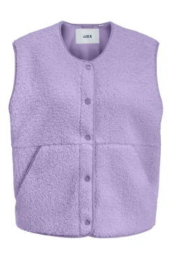 Clearance Jjxx Jxvera Teddy Vest Sn 4969171 Purple Rose