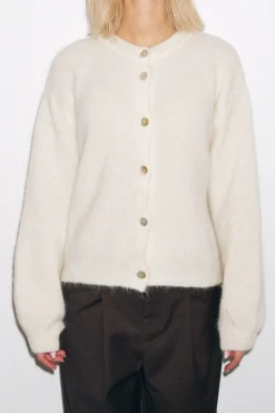 Clearance Noella Kae Knit Cardigan 1206 Oyster