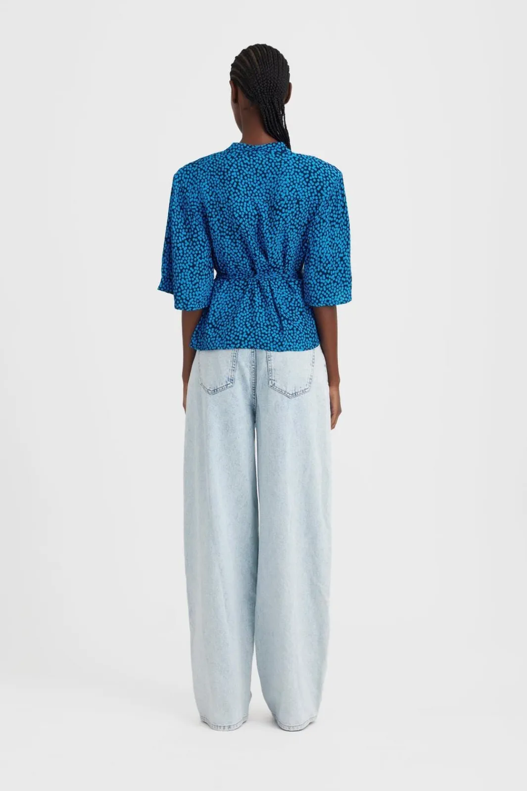 Hot Gestuz KailyGZ HW wide jeans Light blue washed