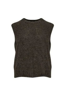Noella Kala Knit Vest 11162185 Nature Brown