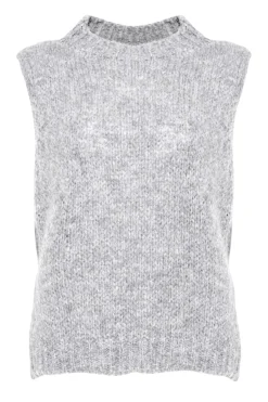 New Noella Kala Vest Wool Light Grey Melange