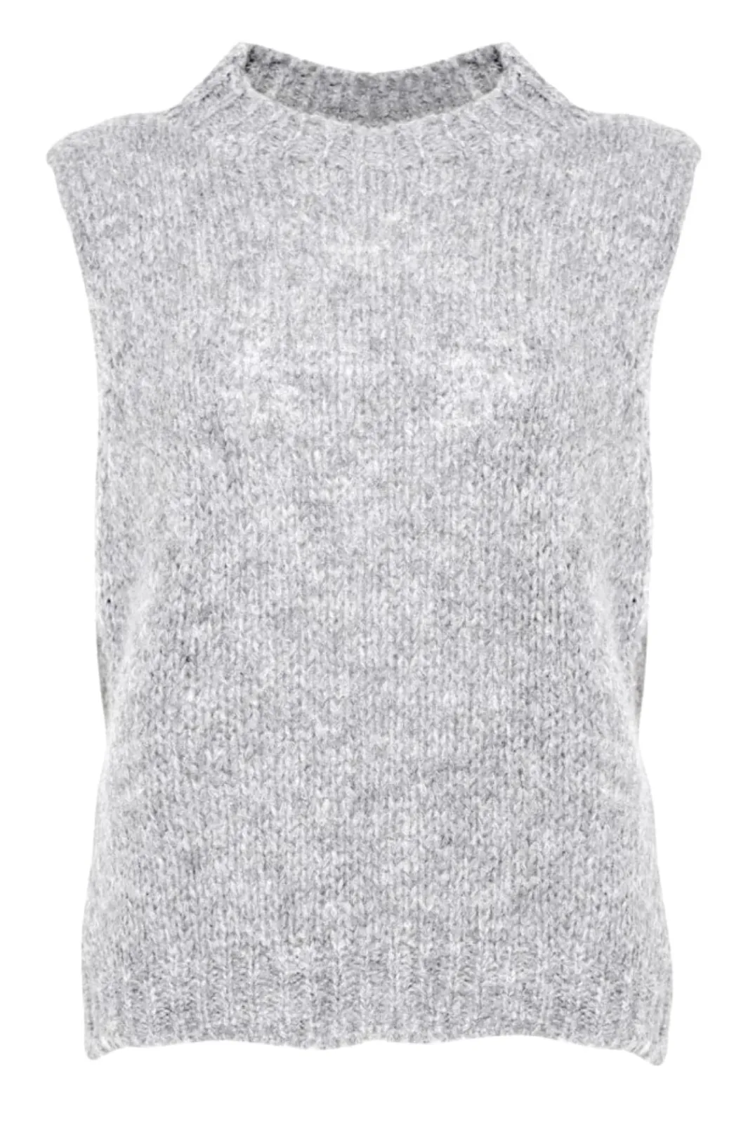 New Noella Kala Vest Wool Light Grey Melange