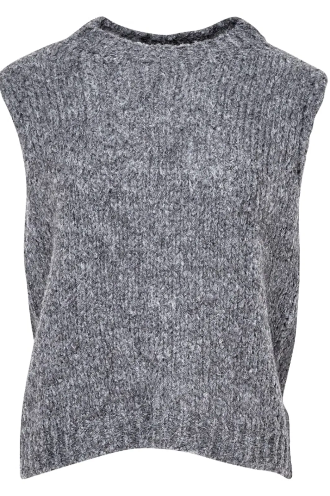 Clearance Noella Kala Vest Wool Dark Grey Melange