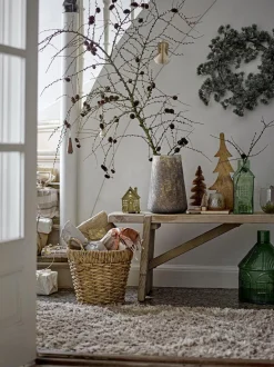 New Bloomingville Kamila Vase, Grøn, Genanvendt Glas