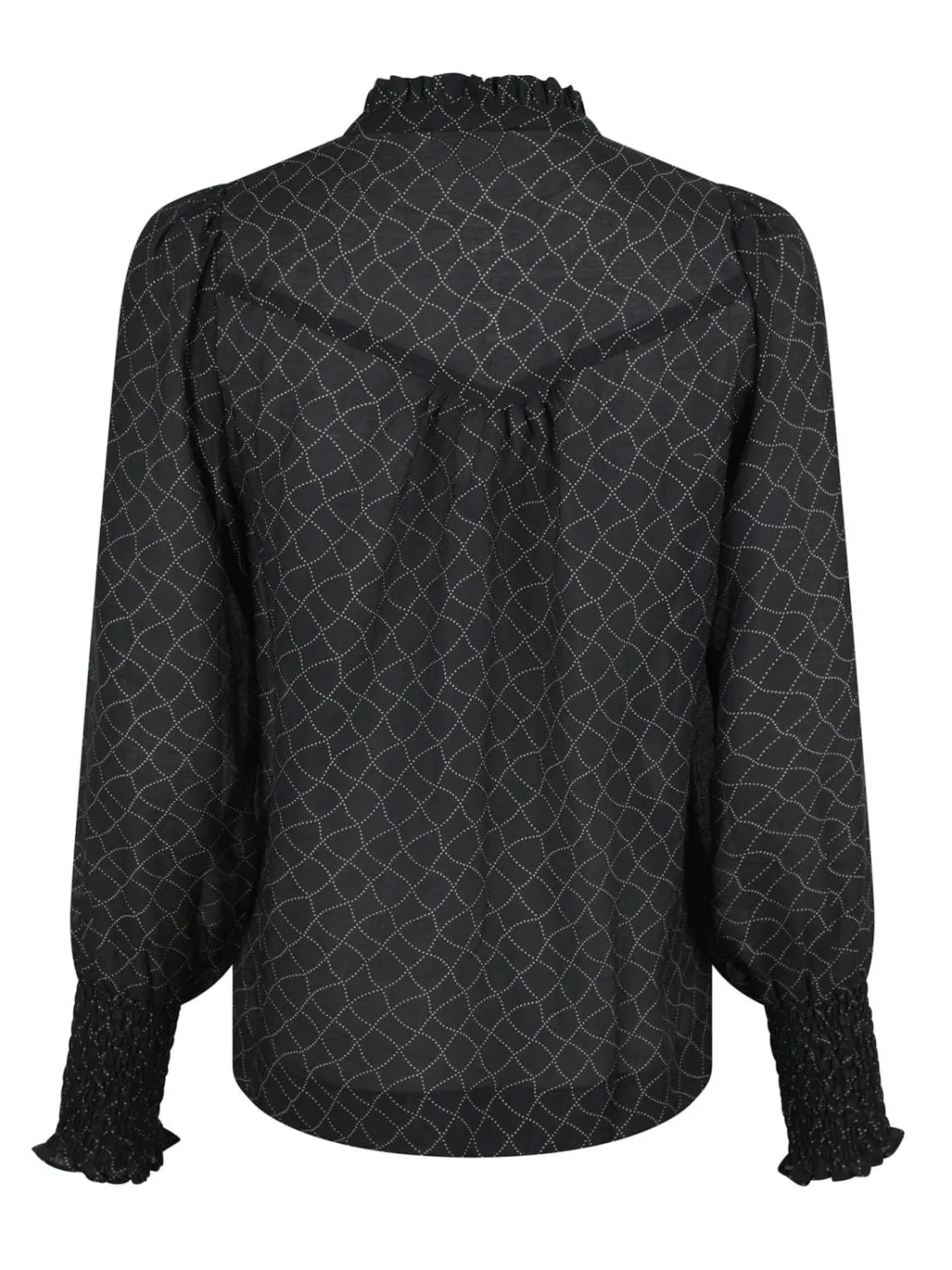 Neo Noir Karia Illusion Blouse Black