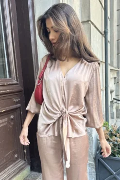 Hot Continue Karina Satin Wrap 14974 Sand