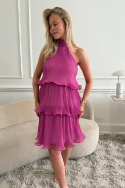 BYIC Karmenic Dress A23993 Fuchsia Pink