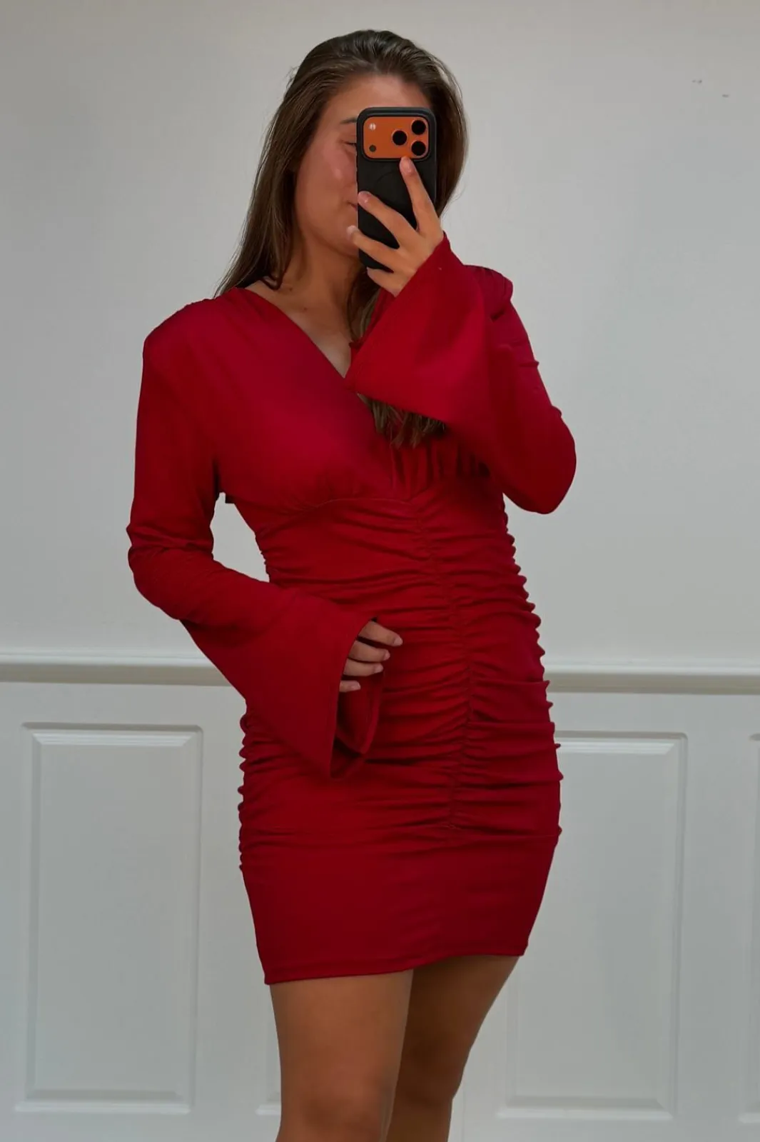 Clearance A-bee Katia dress Burgundy