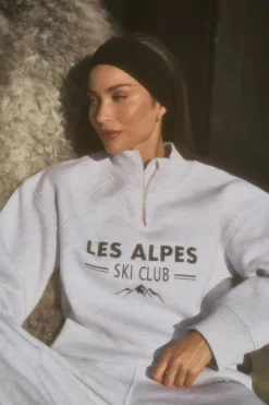 Hot Twist & Tango Katja Ski Club Sweater 906193 Grey