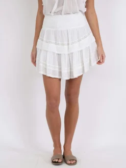 Sale Neo Noir Kenia S Voile Skirt White