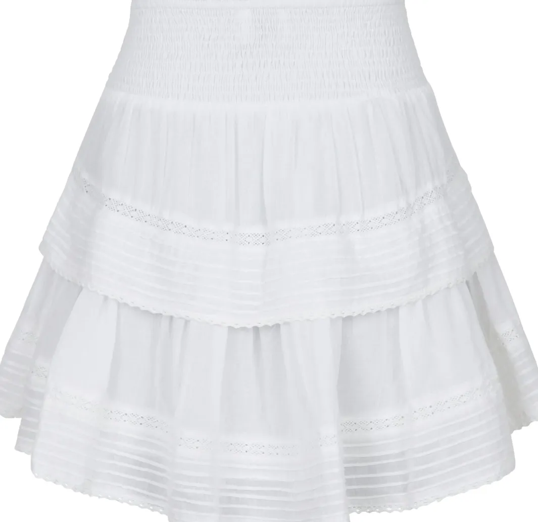 Sale Neo Noir Kenia S Voile Skirt White