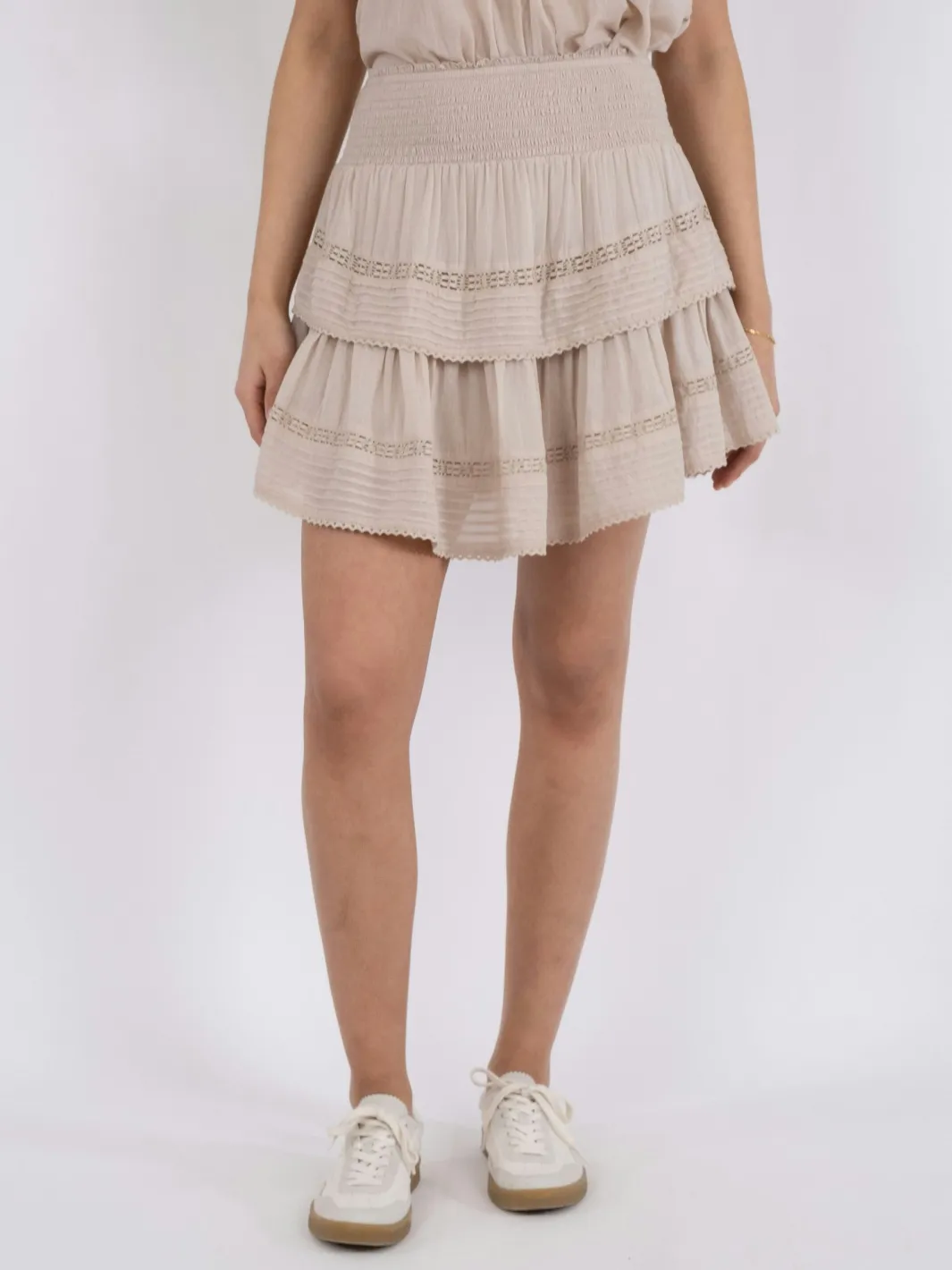 Clearance Neo Noir Kenia S Voile Skirt Sand