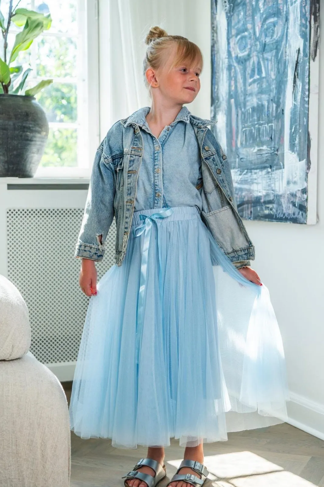Online EMM Copenhagen Kids Daisy Skirt Blue
