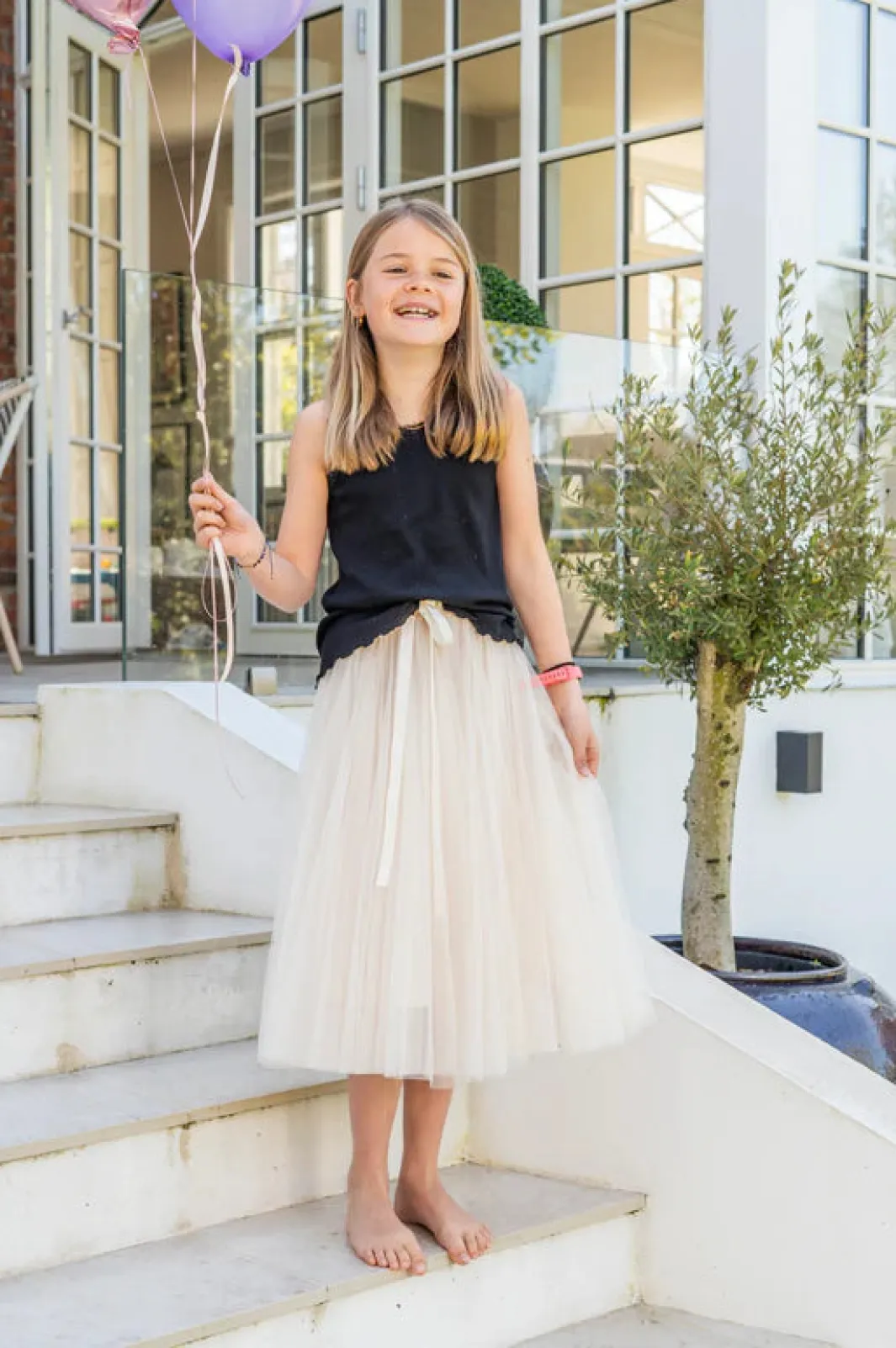 Clearance EMM Copenhagen Kids Daisy Skirt Creme