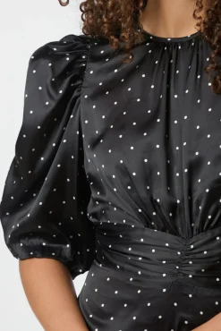 Clearance Neo Noir Kikka Dot Dress 166646 100