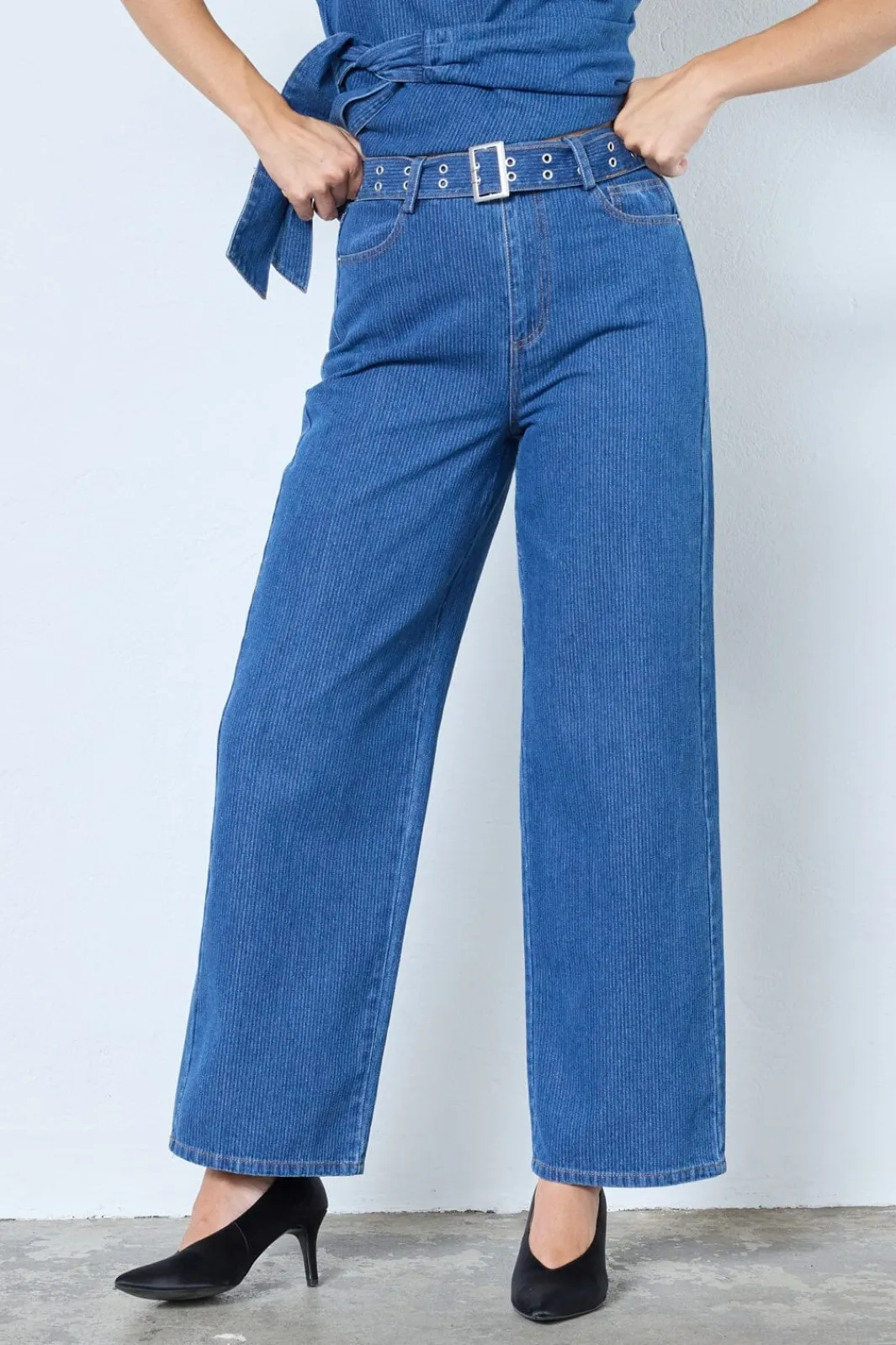 Co´Couture Kimmycc Belt Jeans 41031 555