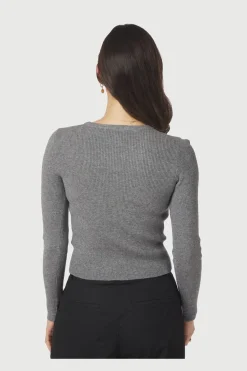 Hot Neo Noir Kirrera Knit Blouse 166614 107