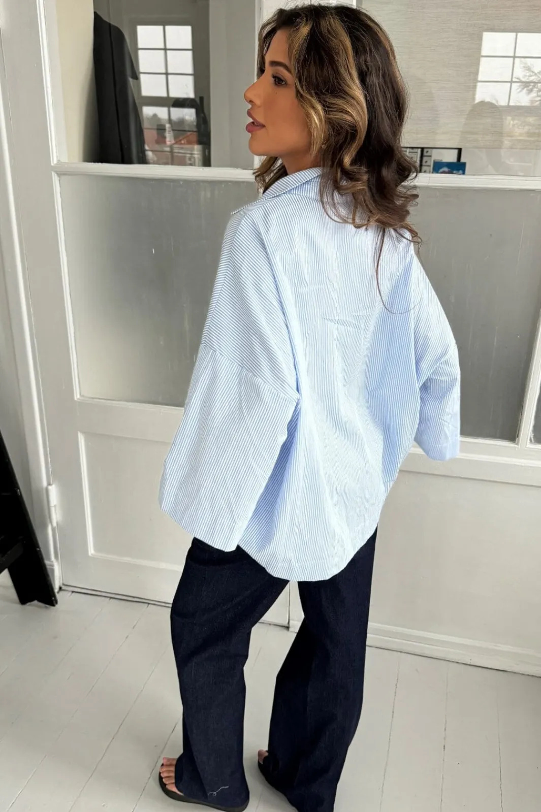Outlet Continue Klara Shirt 14777 Blue Stripe