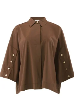 Outlet Continue Klara Shirt 15039 Brown