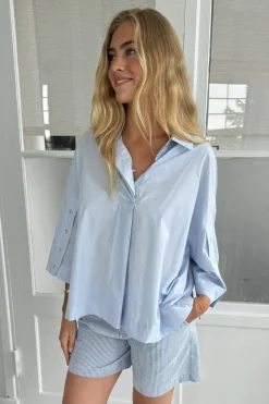 Continue Klara Shirt 14935 Light Blue