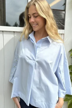 Continue Klara Shirt 14935 Light Blue