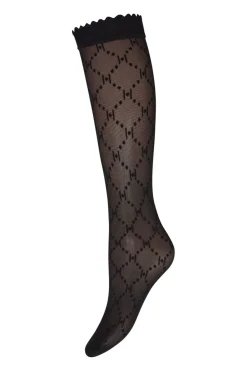 Outlet Hype The Detail Knee High Logo 1100 Black