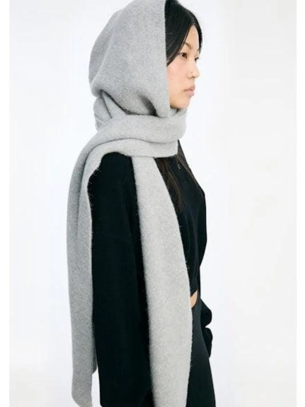 New Rotate Knit Hood Scarf 115260039