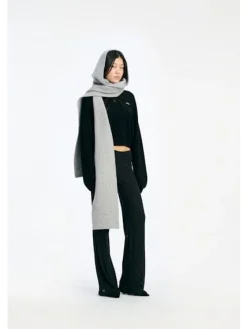 New Rotate Knit Hood Scarf 115260039