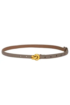 New Plissé Copenhagen Knot Belt Mud