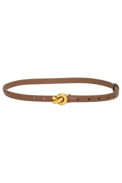 Discount Plissé Copenhagen Knot Belt Light Brown
