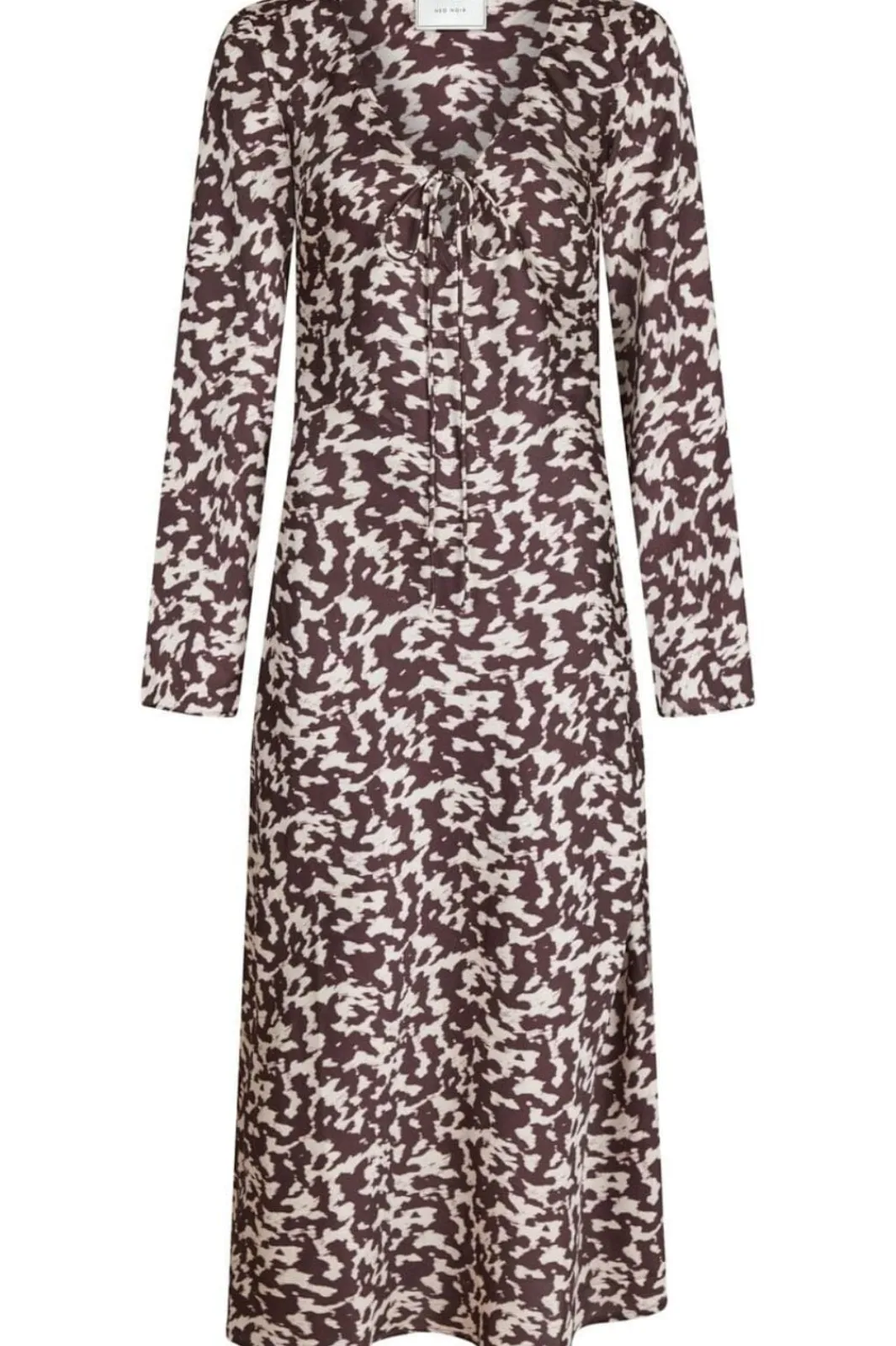Clearance Neo Noir Krisha Graphic Fade Dress 164344 Chocolate Brown