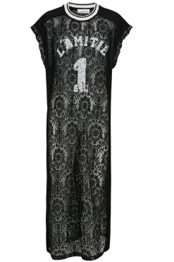 Haute L'Amitié Lace Football Frill Dress HL10132 Black