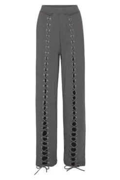 Rotate Lacing Sweatpants 1143891205 1205 Gray Pinstripe