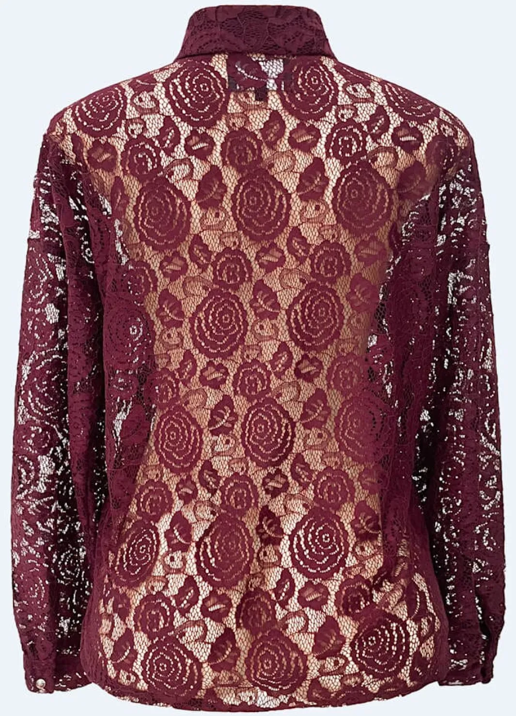 Outlet Liberte Lacy Ls Shirt 22270 Bordeaux Lace