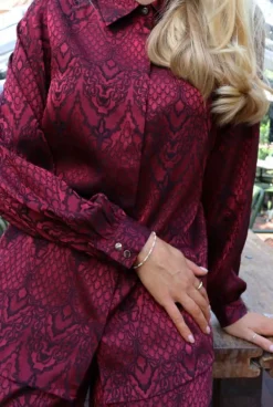 Hot Liberte Lala Ls Shirt 21529 Bordeaux