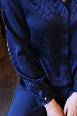 New Liberte Lala Ls Shirt 21529 Navy Black